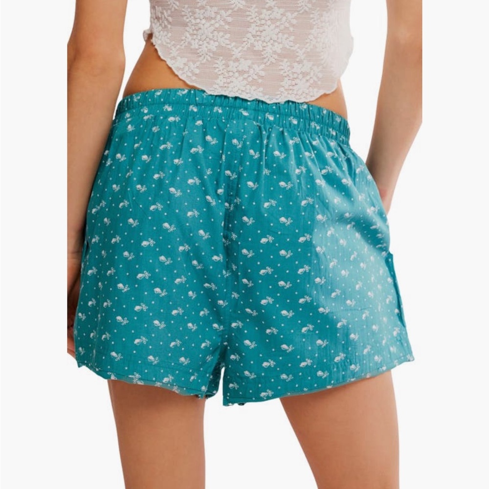 NWT! Free People Floral Boxer Shorts- Large - Picture 4 of 5